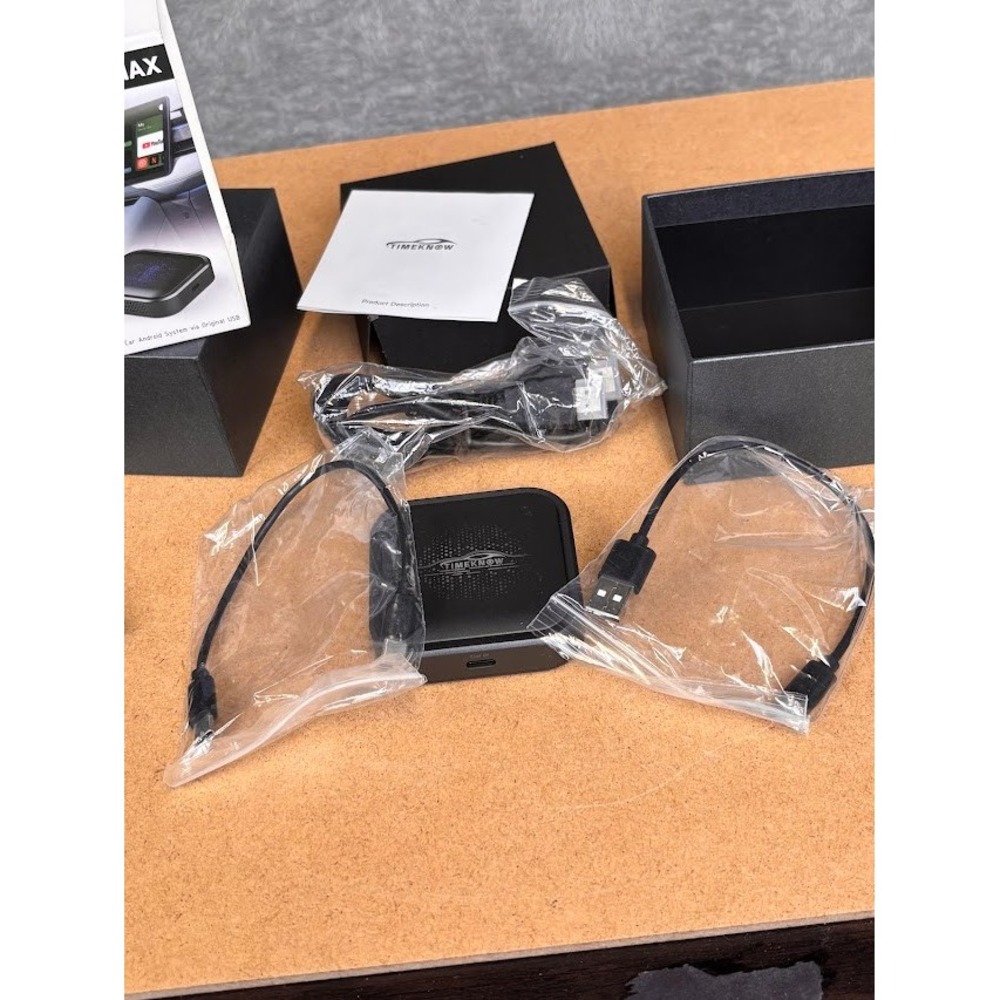 Timeknow Android Box Max R607 Wireless CarPlay Android Auto Adapter Iron Gray - Picture 10 of 12